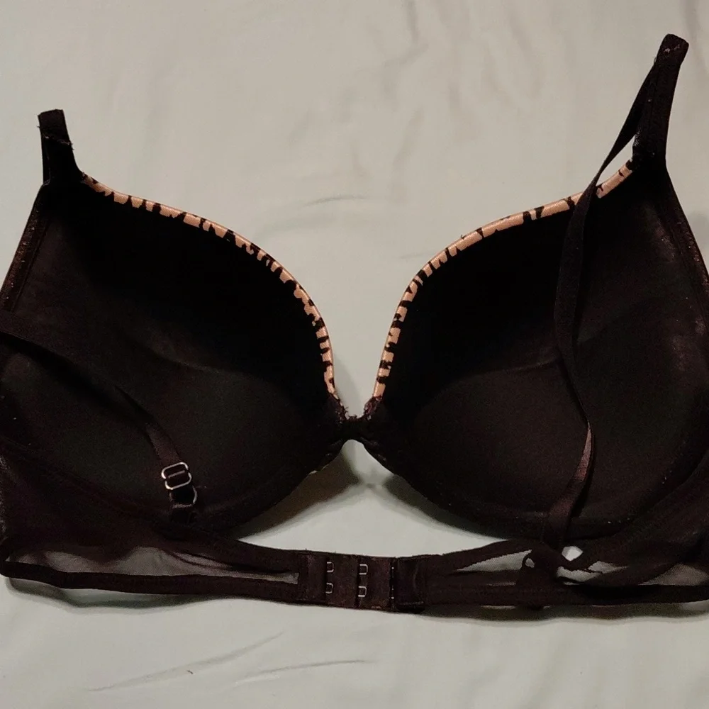Leopard Print Push-Up Bra